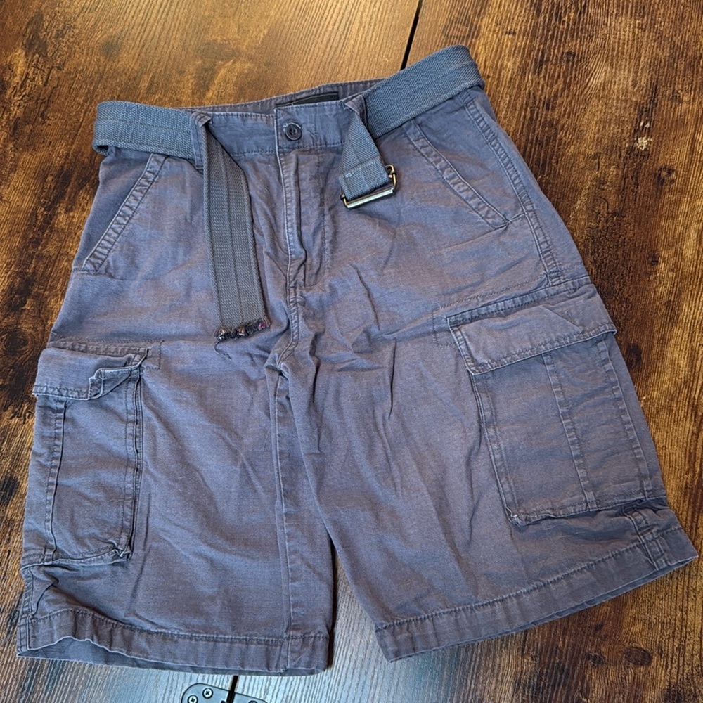 Men’s Beverly Hills Polo Club Cargo Shorts, Gray
